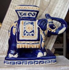 éléphant céramique bleue d'occasion  Aubusson