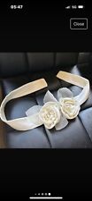 Bridal dress sash for sale  LEEDS