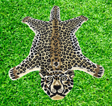 Alfombra de habitación de animales para niños alfombra de lana leopardo alfombra con mechones decoración del hogar alfombra artículo segunda mano  Embacar hacia Mexico