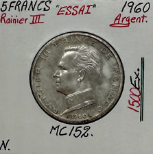 Monaco francs 1960 d'occasion  Oullins