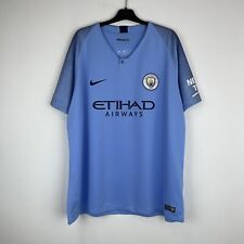 Camiseta de futebol Manchester City 2018-2019 casa camisa Nike tamanho 3XL comprar usado  Enviando para Brazil
