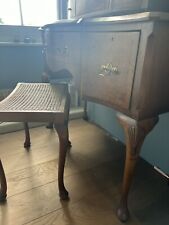 antique walnut dressing table for sale  BRAINTREE