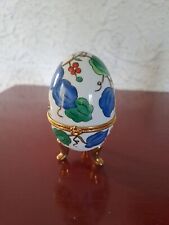 Oeuf porcelaine pilulier d'occasion  Échiré