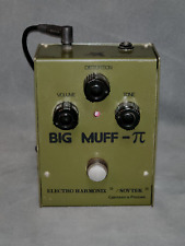 Usado, Electro-Harmonix Big Muff Pi Russian SOVTEK Army Green Bubble Font TOTALMENTE TESTADO comprar usado  Enviando para Brazil