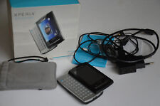 Black SONY ERICSSON X10 mini pro U10i - complete with papers and original packaging, used for sale  Shipping to South Africa