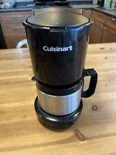 Cuisinart DCC-450BK 4-Cup Coffee Maker Stainless-Steel Carafe TESTED TURNS ON for sale  Shipping to South Africa