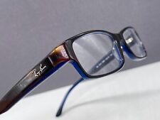 Armações de óculos Ray Ban feminino masculino marrom azul retangular RB 5114 aro completo Np comprar usado  Enviando para Brazil
