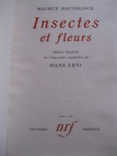 Maeterlinck maurice insectes d'occasion  Sainte-Sévère-sur-Indre