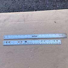 Moore 16” and Dual-Rule 18” Lot of 2 Rulers for sale  Shipping to South Africa