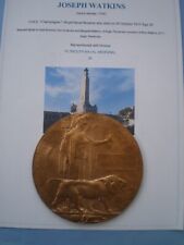 Memorial death plaque for sale  SHREWSBURY