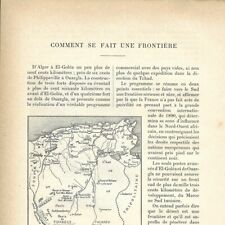 Comment se fait une frontière - - Article Coupure de presse 1895 comprar usado  Enviando para Brazil
