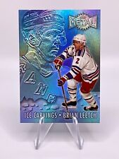 Brian Leetch 1996-97 Metal Universe Ice Carvings Super Power #9 Rangers Rare!, used for sale  Shipping to South Africa