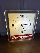 Vintage budweiser clock for sale  Prairie Village