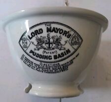 Scarce Victorian Kitchenalia The Lord Mayors Patent Pudding Basin B&W Transfer for sale  Shipping to South Africa