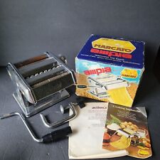 Vintage Marcato Ampia Pasta Machine Made in Italy Pasta Maker Italian Cooking, used for sale  Shipping to South Africa