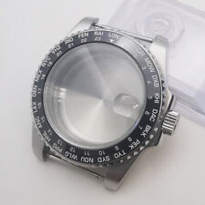 Usado, Caixa de relógio de vidro de safira branca verde preta 40 mm compatível com nh35 Miyota8215 ETA2824 comprar usado  Enviando para Brazil