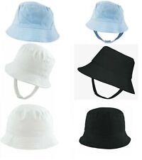 Sombrero de sol para bebé verano algodón cubo ala ancha sombreros flexibles niño niña niño pequeño 0-10 años segunda mano  Embacar hacia Argentina
