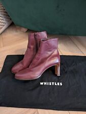 Whistles plum leather for sale  WIRRAL