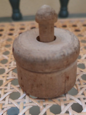 Molde de manteiga de madeira miniatura vintage prensa ou pat de manteiga com design de estrela, usado comprar usado  Enviando para Brazil