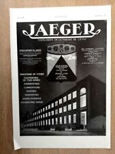 Publicité 1930 jaeger d'occasion  Bordeaux-