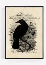 Crow bird picture for sale  WOLVERHAMPTON