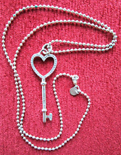 Tiffany heart key for sale  Mount Pocono