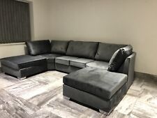 grey u shaped sofa for sale  LINCOLN