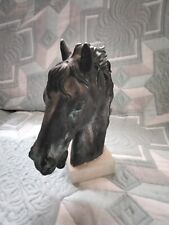 Pferdekopf sockel bronze gebraucht kaufen  Unna