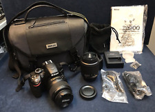 Kit de lentes de câmera digital SLR Nikon D3200 24.2mp 18-55mm e 55-200mm comprar usado  Enviando para Brazil