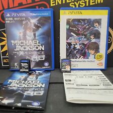 2x PS Vita Games Gundam Battle Destiny + Michael Jackson The Experience HD VGC, used for sale  Shipping to South Africa