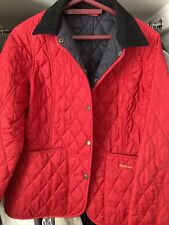 Ladies barbour red for sale  MONTROSE