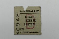 Railway ticket exmouth for sale  REDCAR