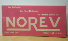 Catalogue norev 1960 d'occasion  Francaltroff