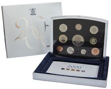 2000 Royal Mint United Kingdom Proof Set - estuche plano colección de monedas de lujo segunda mano  Embacar hacia Mexico