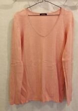 Pull coton rose d'occasion  Bourg-de-Thizy