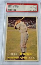 1957 Topps Eddie O'Brien #259 Baseball Card/PSA Graded EX-MT 6 for sale  Shipping to South Africa