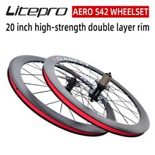 Usado, Bicicleta dobrável AERO 20 polegadas 406/451 conjunto de rodas freio a disco V rodas de liga leve para bicicleta BMX comprar usado  Enviando para Brazil