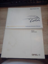 gebrauchte OPEL CORSA Betriebsanleitung  und Radio CDR 2005 comprar usado  Enviando para Brazil