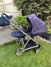 MAMAS & PAPAS URBO 2 - Pram Pushchair, Navy With Gold Frame From Birth to 3Yrs for sale  MILTON KEYNES