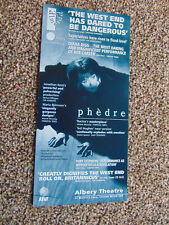 Phedre theatre leaflet for sale  LONDON