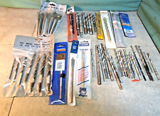 Drill bits.  Mostly masonry bits, with some woodworking bits for sale  Shipping to South Africa