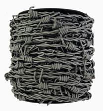 Grey /steel look Leather fake Barbed Wire for sale  Shipping to South Africa