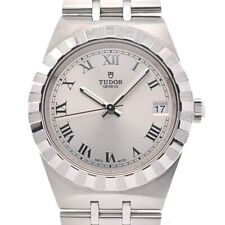 com papel TUDOR Royal 28400 data mostrador prata relógio automático masculino R#129646 comprar usado  Enviando para Brazil