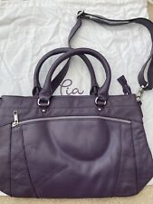Pia leather handbag for sale  RUGBY