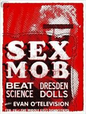 Sex Mob Poster w/ Beat Science &  Dresden Dolls 2003 Concert for sale  San Mateo
