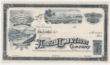 1880s stock certificate for sale  San Francisco