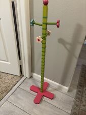 girls standing coat rack - painted wood. Used condition; some slight marks  for sale  Shipping to South Africa