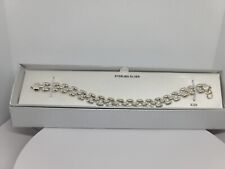 Sterling Silver Open Link Chain Bracelet MSRP $225 for sale  Shipping to South Africa