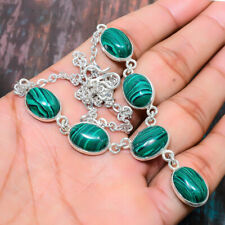 Malachite Gemstone Handmade Gift Jewelry Necklace 18" s823 for sale  Shipping to South Africa