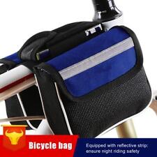 Bolsa de selim para bicicleta MTB quadro tubo superior frontal bolsa de telefone ciclismo (azul) comprar usado  Enviando para Brazil